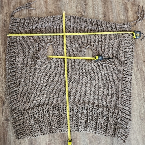 Knit Vest Cardigan Sweater Rainy Sunday #1532 - Picture 10 of 15